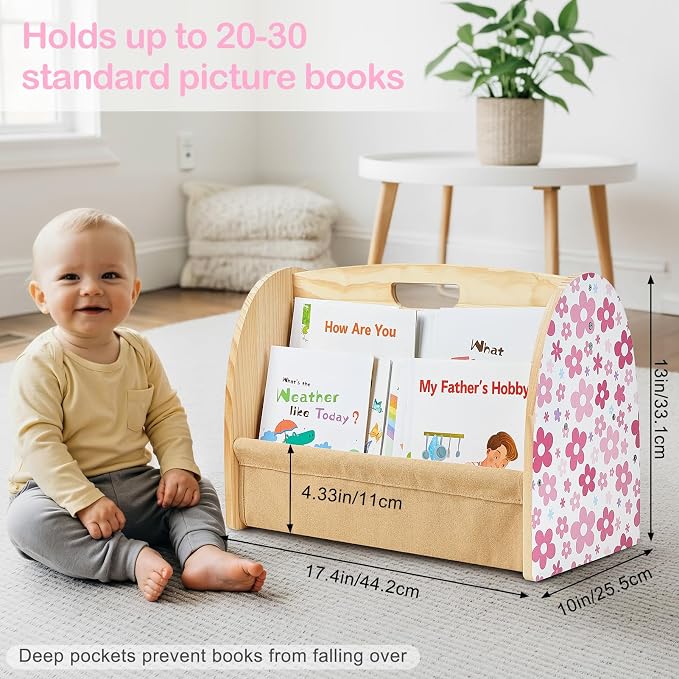 Toddler Bookshelf Double-Sided - Image 4