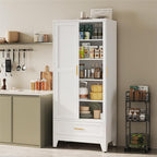 YAUWOH 71''Tall Kitchen Pantry Cabinet - Image 2