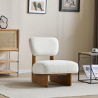 GDFStudio Upholstered Armless Accent Chairs Set of 2 Modern Side Chair - Image 5