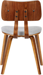 Armen Living Jaguar Mid Century Modern Dining Accent Chair - Image 8