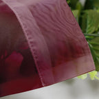 Chyhomenyc Burgundy Sheer Valance - Image 8