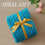 BEDELITE Striped Fleece Throw Blanket, Soft Cozy, Lightweight Warm, - Image 6