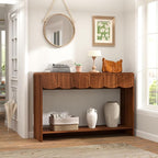 ORRD Console Table with Drawers, Mid-Century 43 Inches Narrow Entryway Tables - Image 6