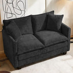 Loveseat Sofa, Comfy Chenille Small Couch by Unknown