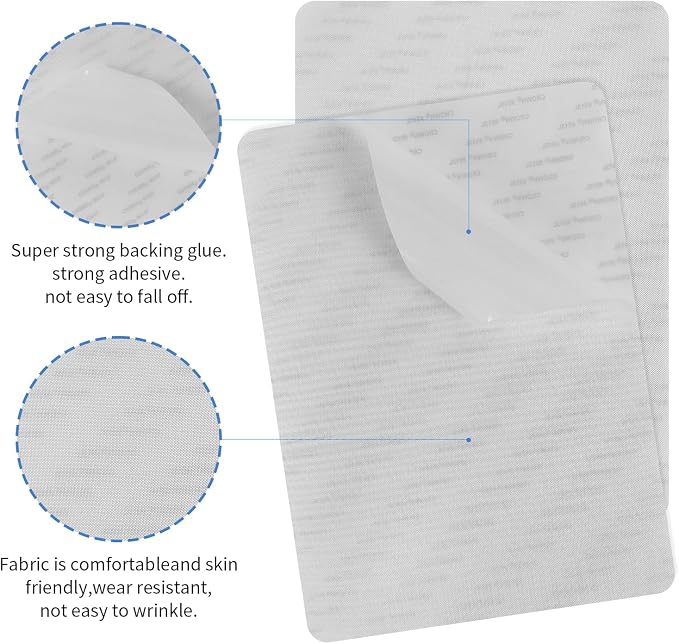 SYLVASS 8x11 Inch Fabric Repair Patches, Self-Adhesive Linen Patch - Image 3