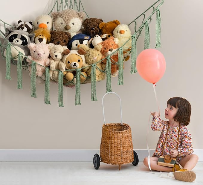mirolam Stuffed Animal Storage Hammock or Net - Image 4
