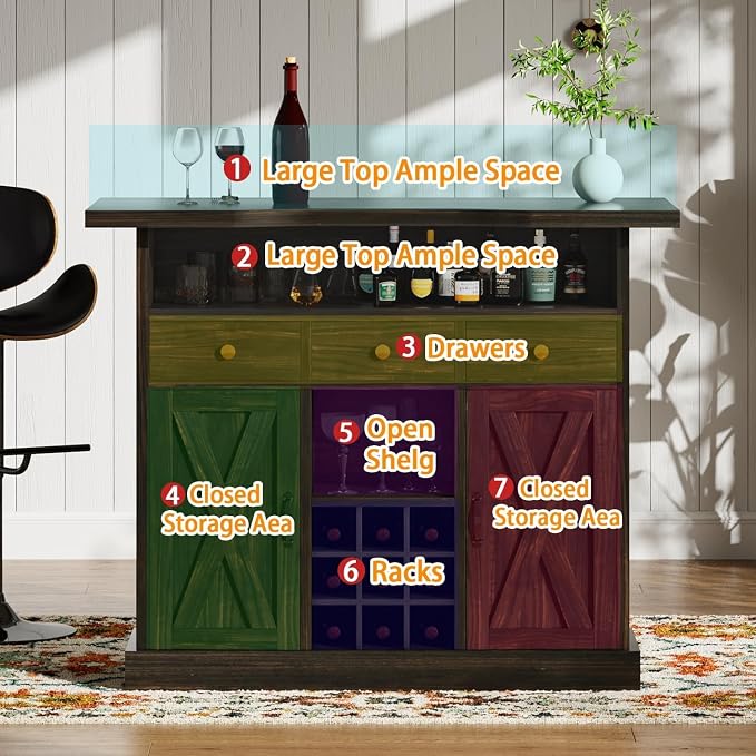 4ever2buy 52 Inch Bar Table - Image 4