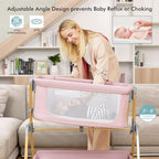 TotRun Bassinet Bedside Sleeper, Rocking Bassinets - Image 6