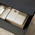 LYNCOHOME Fluted Coffee Table - Image 5