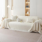 DREAMINGO Bubble Textured Cooling Sofa Cover, Ice Silk Breathable Couch Cover by DREAMINGO