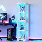 Display Cabinet with Glass Doors, Display Case with Lights and Human Body Sensor by Unknown