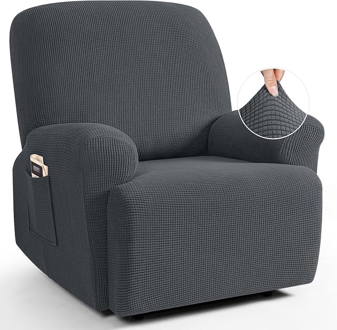 TAOCOCO Oversized Recliner Chair Covers, 1 Seater Streach Recliner Covers Soft by TAOCOCO