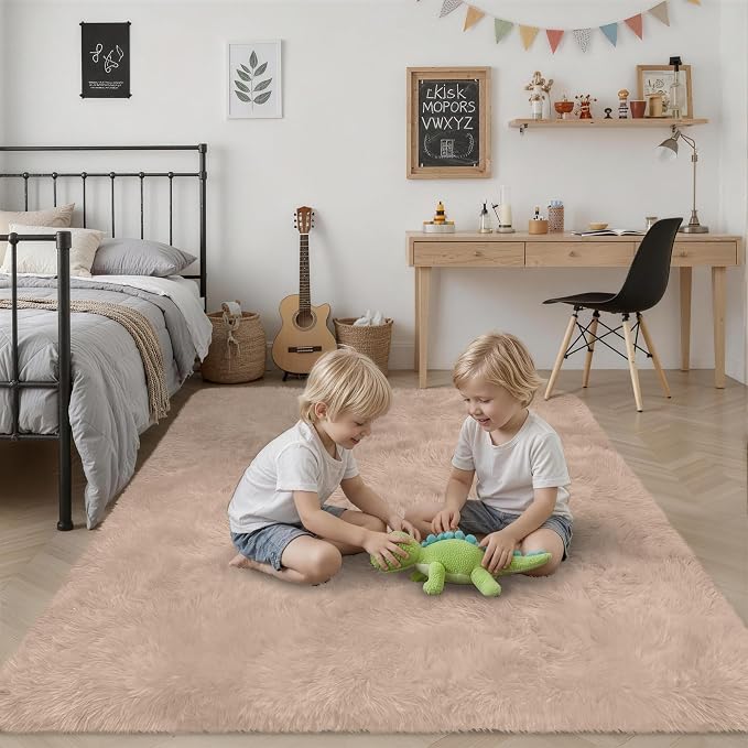 8x10 Area Rugs for Living Room Bedroom: Ultra Soft Fluffy Shag Rug Upgrade - Image 7