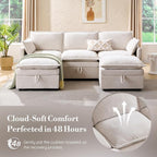85.83" Modular Sectional Cloud Couches - Image 7