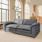 Modern Loveseat Sofa Chenille Cloud Couch by JUMMICO