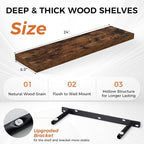 Fun Memories Floating Shelves for Wall, Floating Shelf for Living Room - Image 3