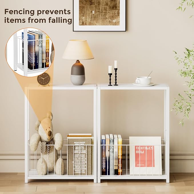 Homleke Narrow Side Tables Set of 2 - Image 4