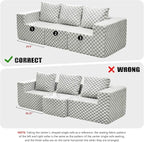 Modular Sectional Sofa 3-Seater Modular Couch - Image 4