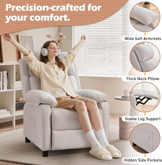 Korser Recliner Chair, Living Room Chairs - Image 5