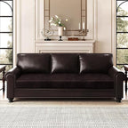 ANARACHON Leather Look Couch Cushion Covers Sofa Seat Slipcovers Sets Couches - Image 2