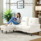 Welzona Sectional Couches for Living Room, L Shaped Couch - Image 3