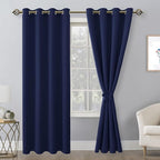 Blackout Curtains for Bedroom, 52 x 84 Inch, 2 Panels | Thermal Insulated & - Image 8
