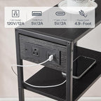 HOOBRO 15.7" Narrow Console Table - Image 6
