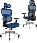 Nouhaus Ergo3D Ergonomic Office Chair Lumbar Support Mesh Office Chair by Nouhaus