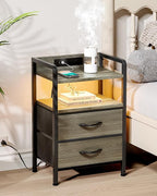 Lazzanto Night Stand Bedside Charger Bedroom - Image 2
