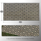SAND MINE Waterproof Outdoor Rug 10x20 ft, Plastic Reversible Rug, Modern Area - Image 2