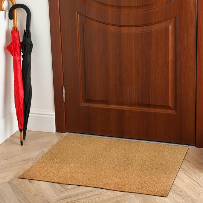 9 Pack Coir Doormats, 30x17 Inch Artificial Blank Door Mats - Image 5