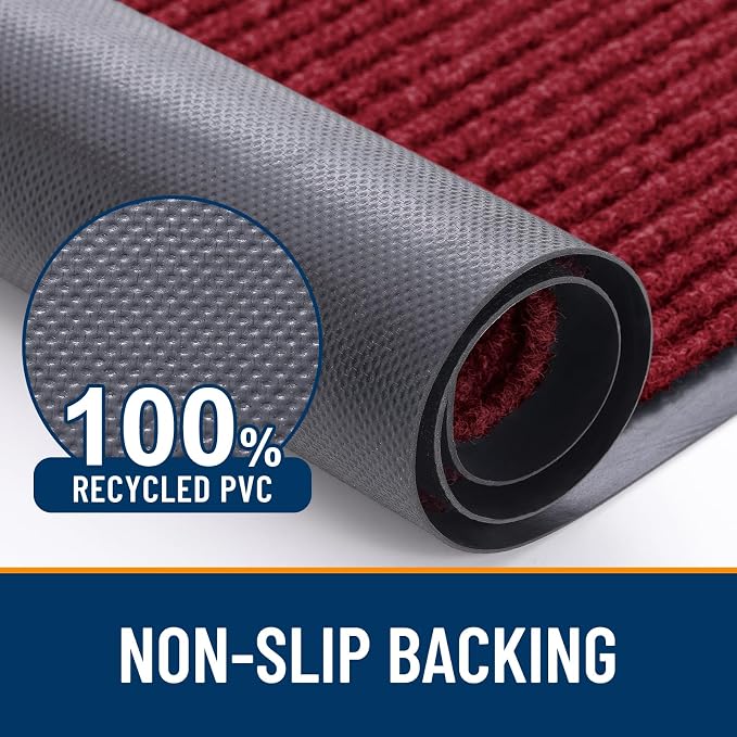 OLANLY Front Door Mat 35x23, Waterproof Heavy-Duty Indoor Outdoor Doormat | - Image 3