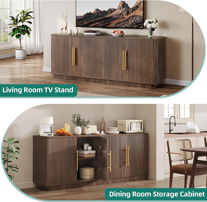 YITAHOME TV Stand for TVs up to 80 Inches, Media Console - Image 5