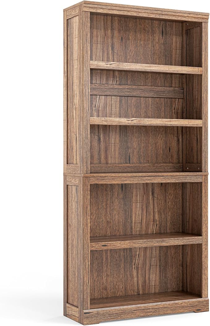LINSY HOME 5-Shelf Bookcase, Bookshelves Floor Standing Storage Shelves 68 in - Image 8