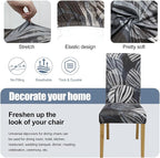 BIETYONE Stretch Dining Chair Covers Set of 2, Soft Removable Washable Kitchen - Image 3