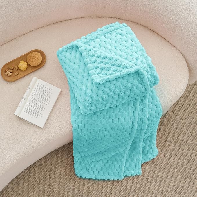 BEDELITE Aqua Throw Blanket for Couch, Soft Cozy Gifts for Women, 50 * 60 | 3D - Image 6