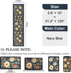 DUKINO 2.6x10 Hallway Runner Rug Washable Kitchen Rugs Non Slip, Low Pile - Image 2