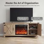 YESHOMY Fireplace TV Stand - Image 3