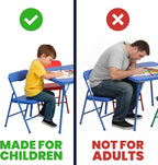 Flash Furniture Mindy Kids 3-Piece Folding Table and Chairs Set - Image 7