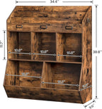 HOOBRO Kids Bookshelf, Toy Storage Organizer, Bookshelf - Image 3