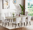 Henf 9 Pieces Extendable Dining Table Set by Henf