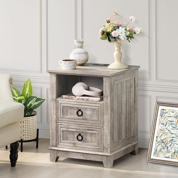 Joaxswe 18" Farmhouse Night Stand - Image 4