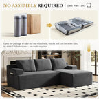 96" Sectional Couches for Living Room Cloud Couch Sofa - Image 5