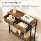 HOOBRO 29.5" Narrow Console Table - Image 5
