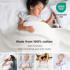 Bedsure GentleSoft 100% Cotton Blanket Full Size - Image 2