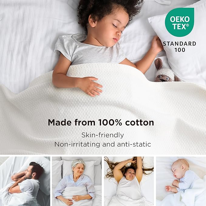 Bedsure 100% Cotton Large Blanket Oversized King - Image 2