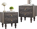 Nightstand, Farmhouse Bedside Table by Unknown
