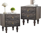 Nightstand, Farmhouse Bedside Table by Unknown