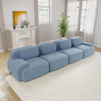 Boneless Sectional Couch, No Assembly Required, 152.7” Modular Cloud Sofa by ModonChicSofasCouches