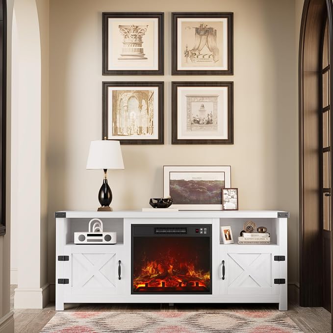 JUMMICO Fireplace TV Stand - Image 2